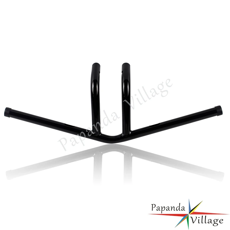 Черный мотоцикл 1 дюйм 25 мм ретро 6 дюймов руль Rise для Harley Chopper Bobber Sportster |