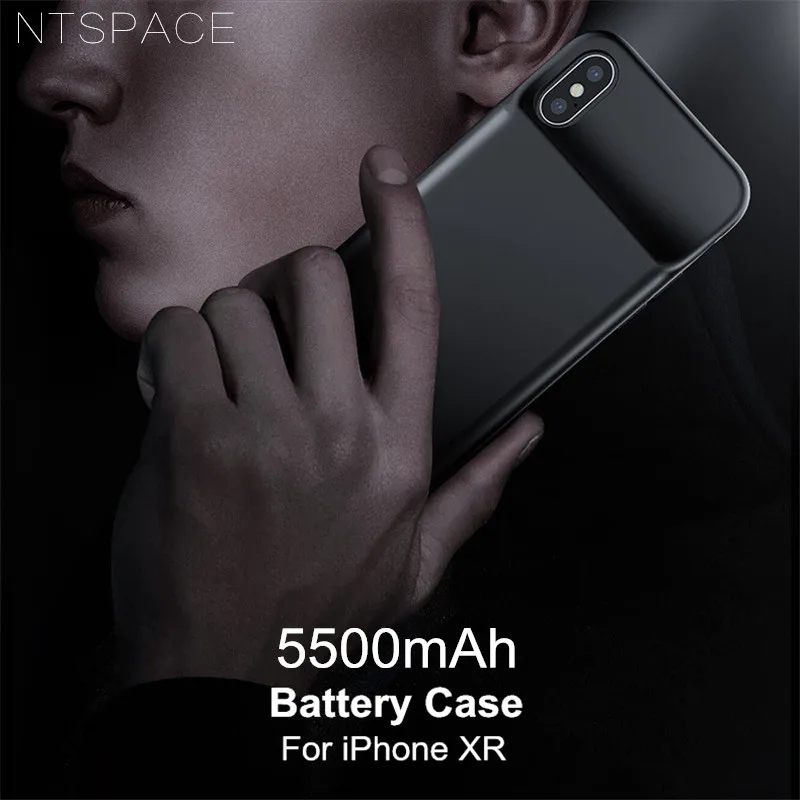 NTSPACE 5500 мАч портативный Банк питания чехол для iPhone XR зарядное устройство чехол для путешествий зарядный чехол внешний аккумулятор с аудио