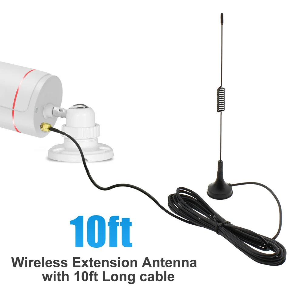 3M 10ft WiFi антенна удлинитель Шнур Мужской Разъем для ANRAN беспроводной камеры безопасности