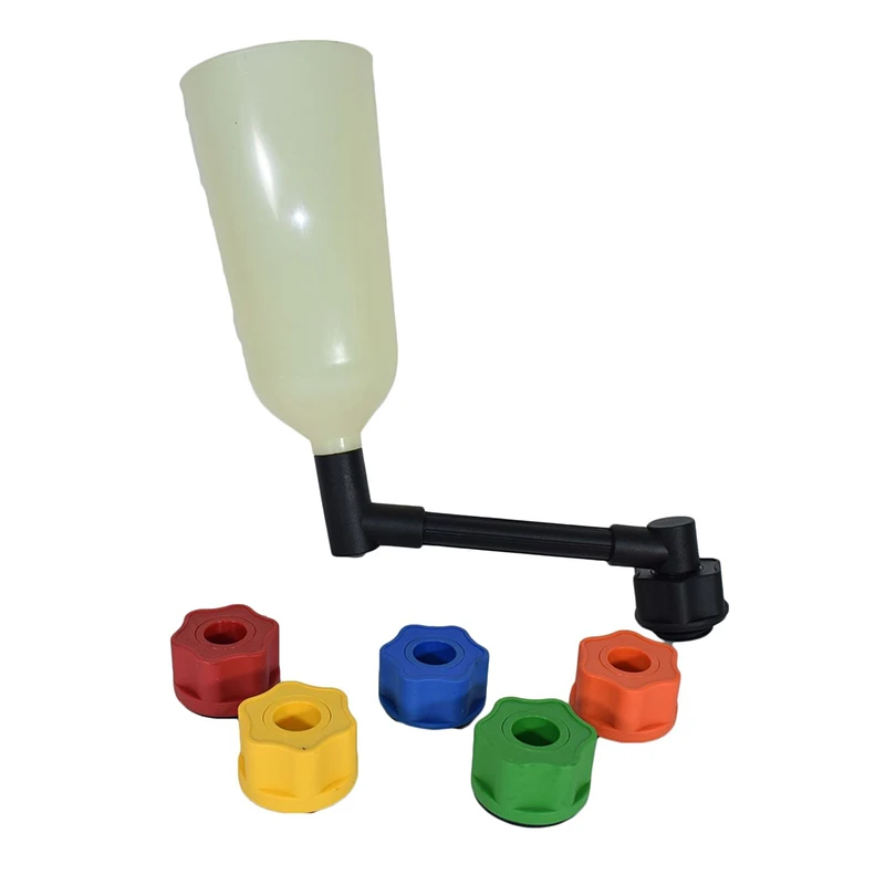 Car Topping Up Engine Oil Funnel Set 8PCS Universal Spillproof Filter Tool Kit Filling System Auto Repair Plastic Filler | Автомобили и