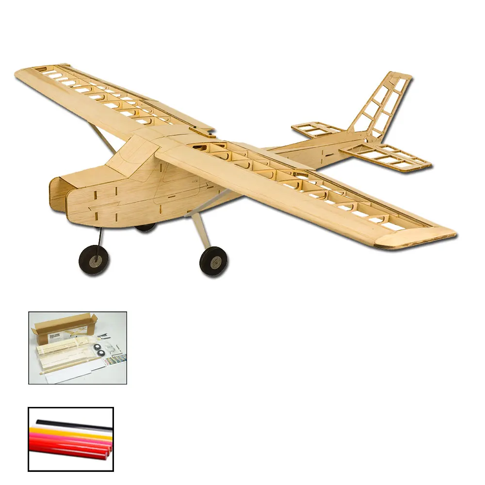 T2001B Balsawood модель самолета лазерная резка тренировочный тренажер T20 Cessna152 1200 мм 47 дюймов Balsa строительный комплект деревянная модель самолета - Цвет: T2001B
