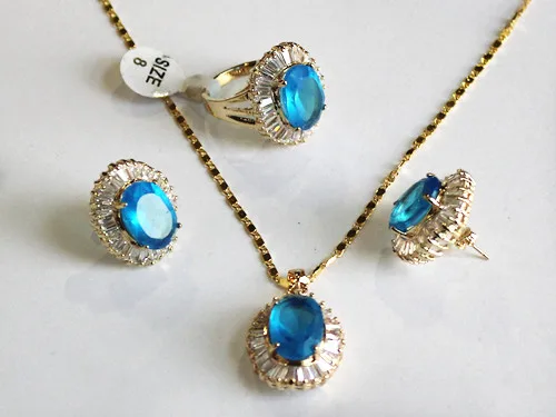 Hot Girls Shop New to lady Flower Jewelry Set jade crystal | Украшения и аксессуары