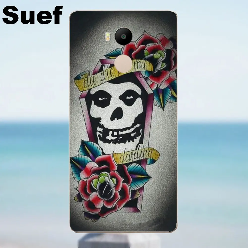 Suef мягкие чехлы для телефонов Misfits Fiend Crazy Skull Xiaomi Redmi 4 3 3S Pro Mi3 Mi4 Mi4i Mi4C Mi5 Mi5S Mi Max Note 2 |