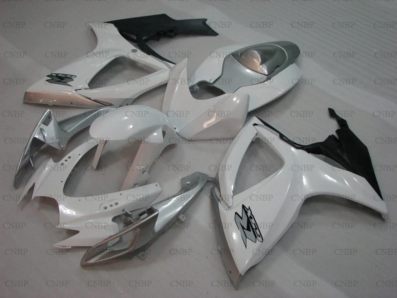 GSXR 750 2006 - 2007 K6 обтекатель GSX R 07 Abs GSXR600 06 серебристый белый | Дом и сад