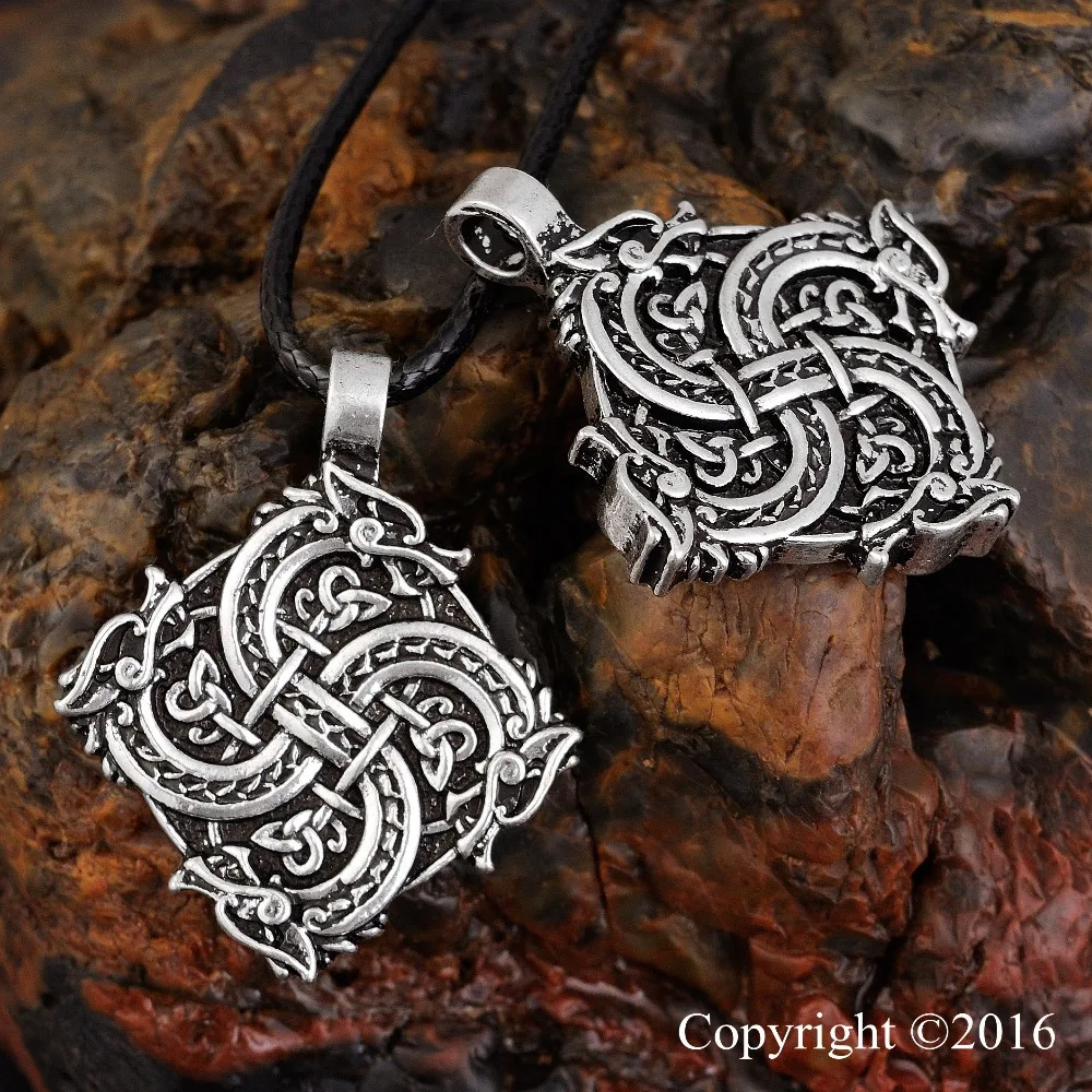 1 шт. ожерелье с подвеской в стиле norских викингов головой волка оригинальная