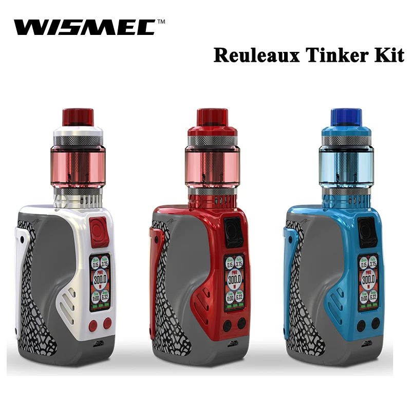 Оригинальный комплект Wismec Reuleaux Tinker 300 Вт бокс мод с 6 5 мл колонной электронная