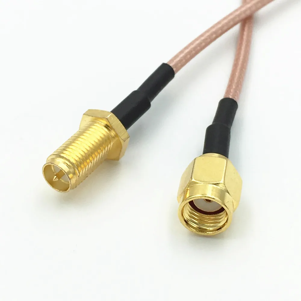 5 шт. RG316 провод RP SMA Штекерный разъем для гнездовой RF коаксиальный свинцовый