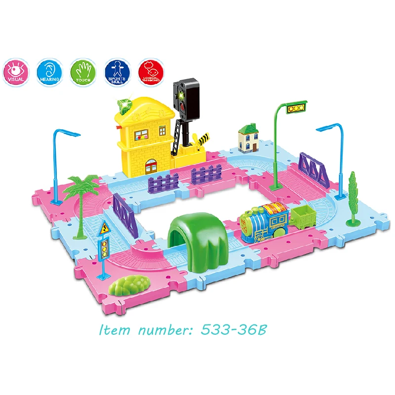 Волшебный набор гоночных треков DIY высокое качество недорогие аксессуары для со