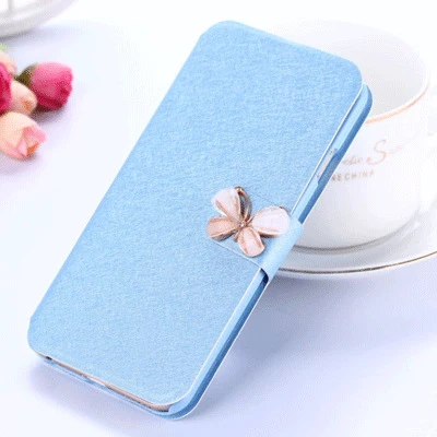 Blue Butterfly Huawei Y6 чехол huawei Mya-L41 чехол из искусственной кожи чехол-Бумажник Флип-кейс чехол для телефона для huawei Y6 Y 6 Mya-L41 Mya-L11 Mya L41 5 - Цвет: Blue Butterfly