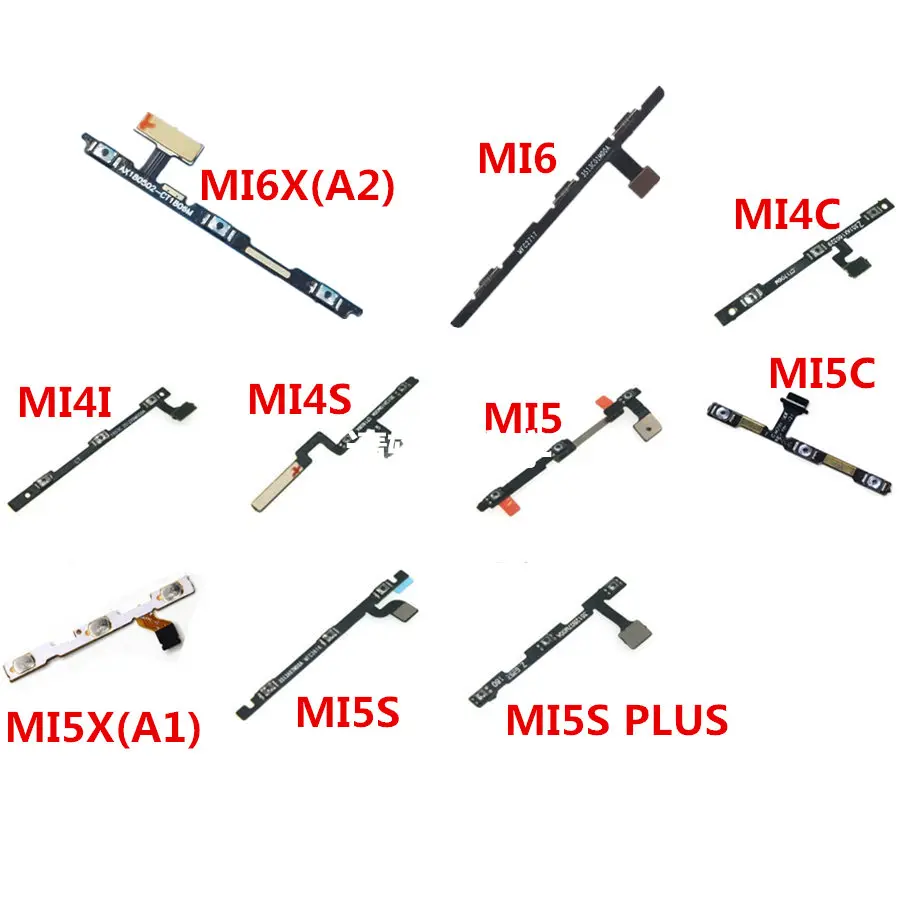 

FOR XIAOMI MI 4S 4I 5 5S 5C 66X 5S PLUS A1 A2 NOTE3 Mix 2 Mix 3 POWER/VOLUME Buttons