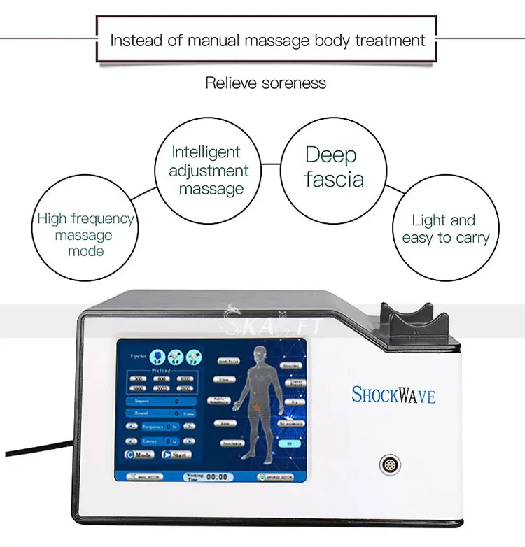 SW7 Pro Mini Plantar Fasciitis ED 1000 ударная волновая терапия для похудения тела удаление жира Shockwave машина для эрекционной дисфункции