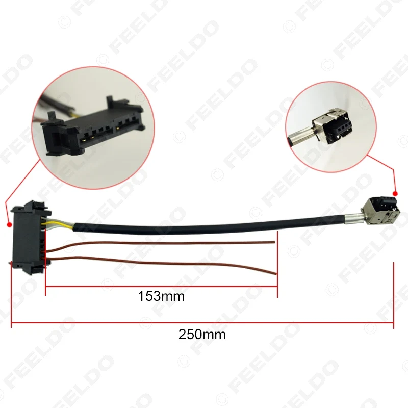 Фото FEELDO 1 шт. шнур питания провода жгут для Valeo Заводской Оригинальный D3/D3S OEM Xenon HID балласт # HQ1956 №4