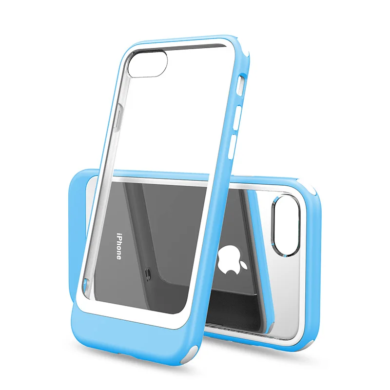 For iPhone 8 Plus Clear Case Luxury Shockproof Protect Hybrid Hard Rubber Impact Skin Armor Phone Cases for 7 |