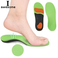 silicon gel insoles foot care for plantar fasciitis heel spur running sport insoles shock absorption pads arch orthopedic insole