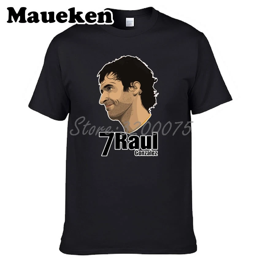 Мужская футболка Bernabeu Prince 7 Raul Gonzalez Blanco 1994 ~ 2010 испанский тореадор футболки Legend для