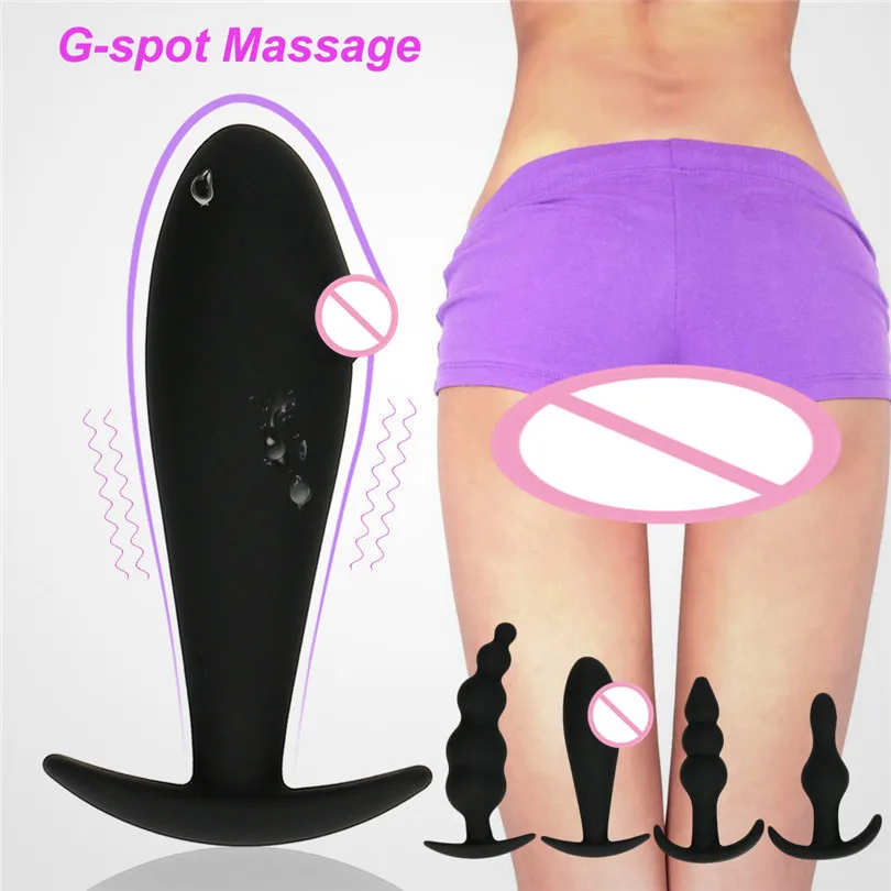 Silicone V Port Plug Anal Toys SM Opening Butt plug Masturbation anal beads Stick Trainer For Woman Massage #F |