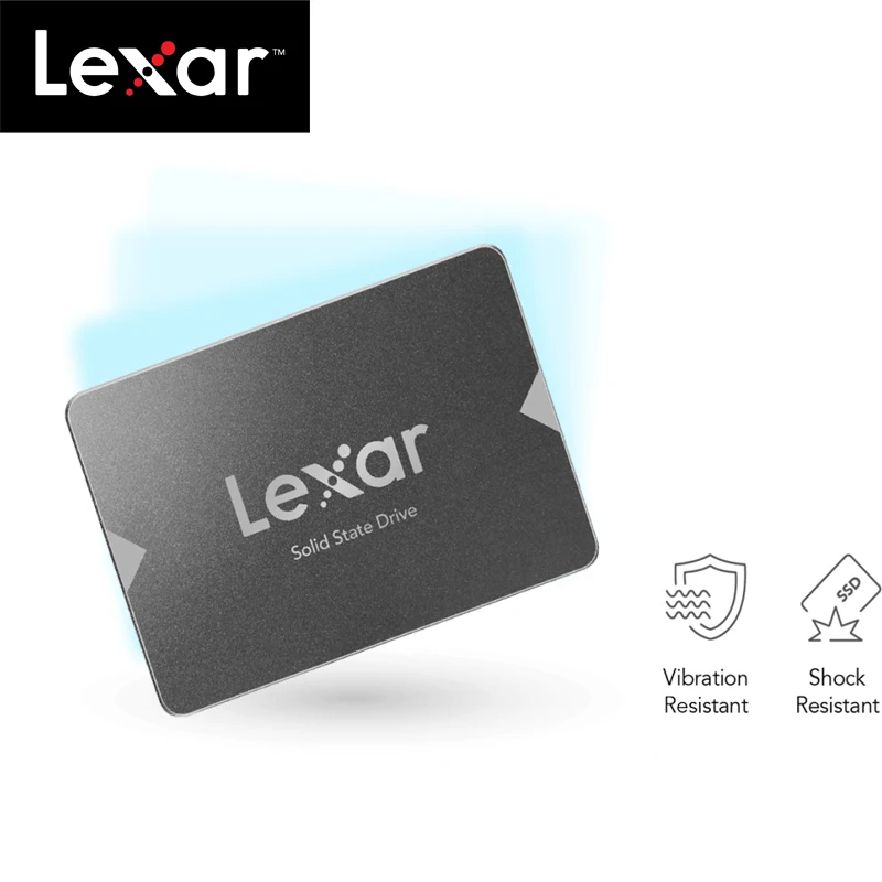 Оригинальный Внутренний твердотельный диск Lexar NS 100 SSD жесткий SATA 3 520 Мб/с 120 ГБ 240