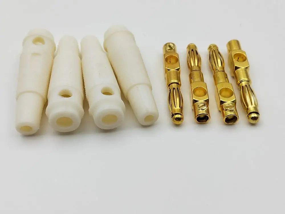100 шт. позолоченные штекеры 4 мм|test connector|test goldtest plug |
