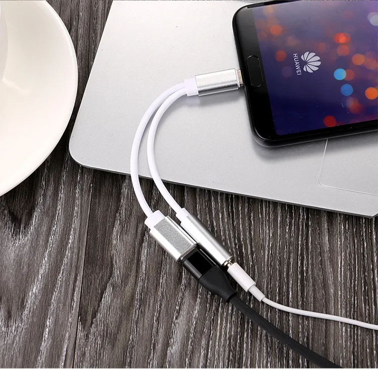 Olhveitra 2 в 1 USB C до 3 5 мм аудио адаптер зарядка AUX Jack наушники музыкальный конвертер