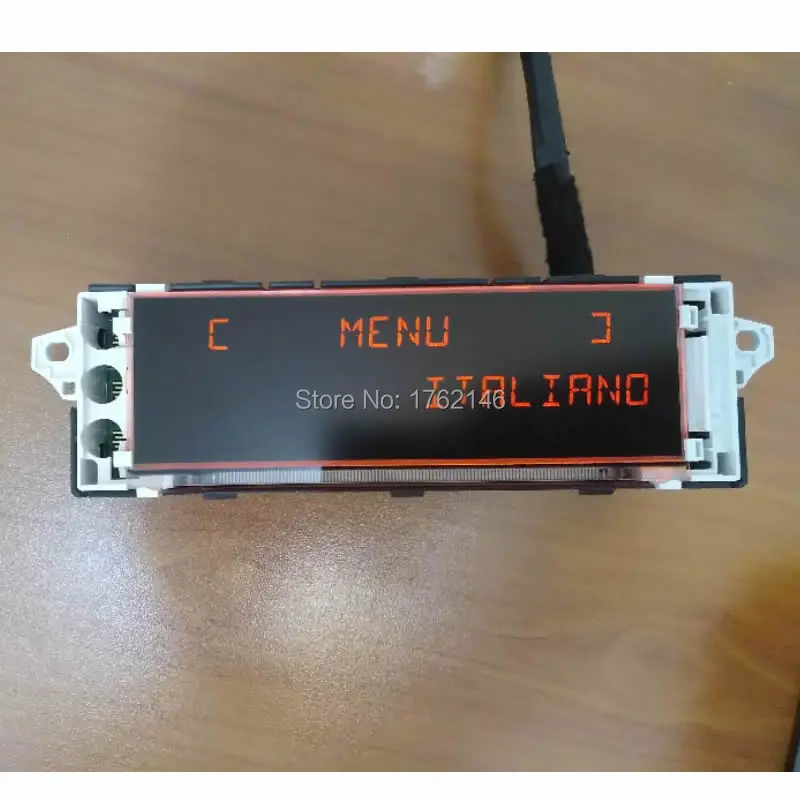 Оригинальный 12 контактный автомобильный экран с поддержкой USB aux красный монитор