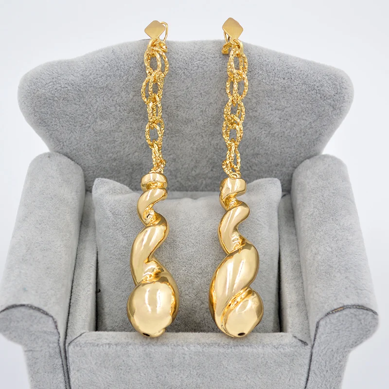 Ювелирные изделия Sunny Jewelry модные ювелирные 2021 длинные висячие женские серьги из
