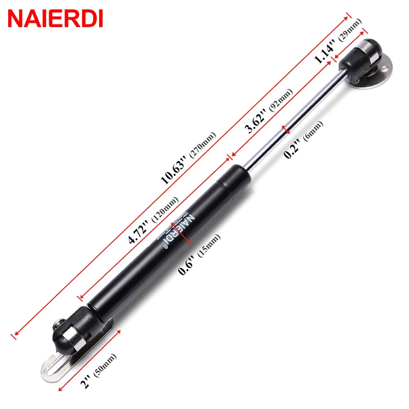 naierdi 4pcs cabinet door gas spring hinges 6 15kg kitchen cupboard hydraulic hinge strut lid support box furniture hardware free global shipping