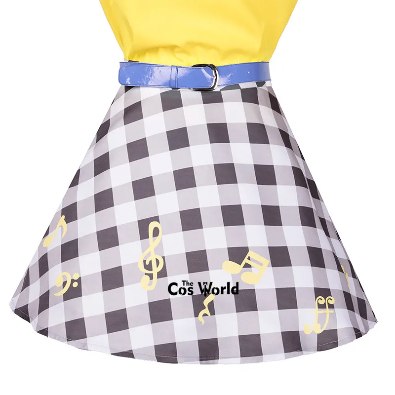 Vocaloid Kagamine Len рубашка брюки для девочек Kagamine Rin платье с топом форма наряд Аниме Костюмы Косплея