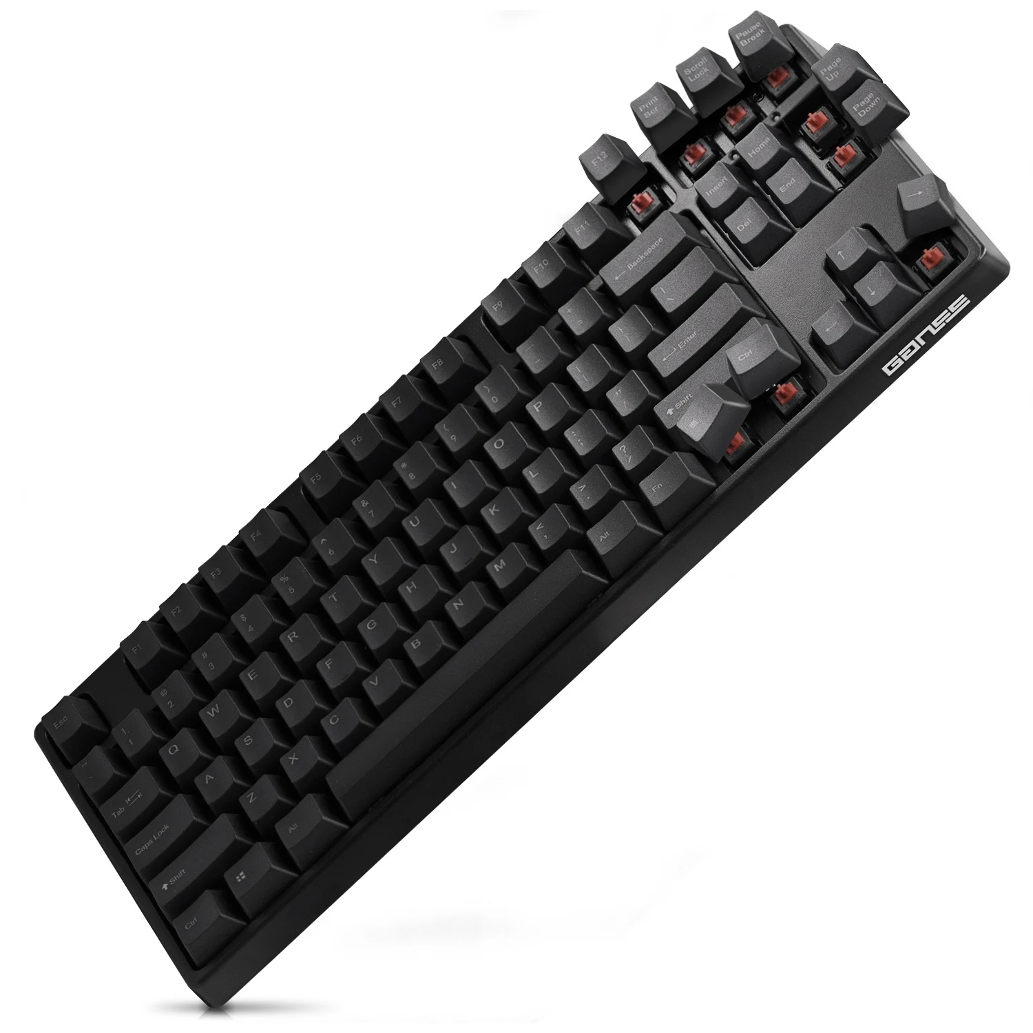 Ganss 87 клавиш игровая механическая клавиатура tkl cherry mx Переключатель вишня коричневый синий красный для геймера/Typists/офиса/дома