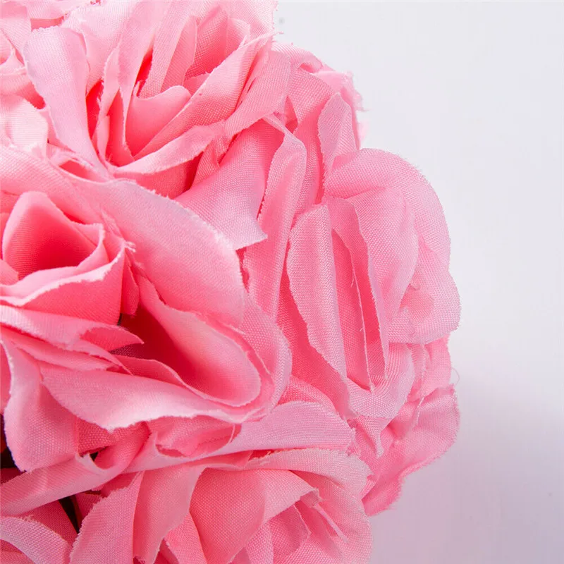 Цветок поцелуй мяч свадебные шелковые Fack розовый шар для вечеринки Новый