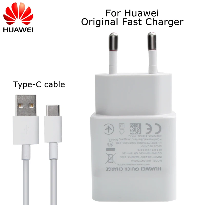 Huawei QC 2,0 быстрое зарядное устройство Micro type-C USB кабель для huawei P8 P9 Plus Lite Honor 8 9 mate 8 10 Nova 2 2i 3 3i