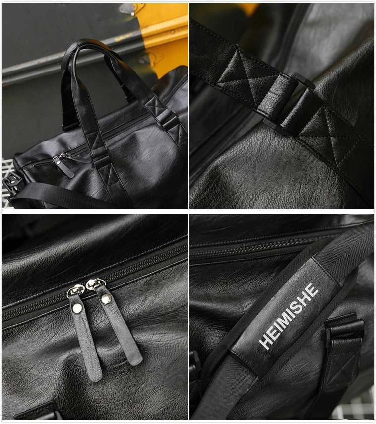 

Hot Sale Women men Unisex Travel bag 2020 Fashion PU Sport Yoga Handbag Crossbody Shoulder Bag Couples duffel package