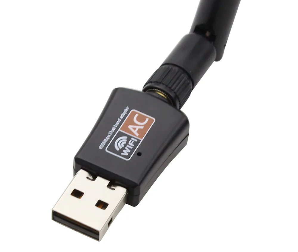 AC 600M более быстрый беспроводной wifi USB адаптер двухдиапазонный беспроводной USB ключ антенна сетевой адаптер для планшета ноутбука Destop PC