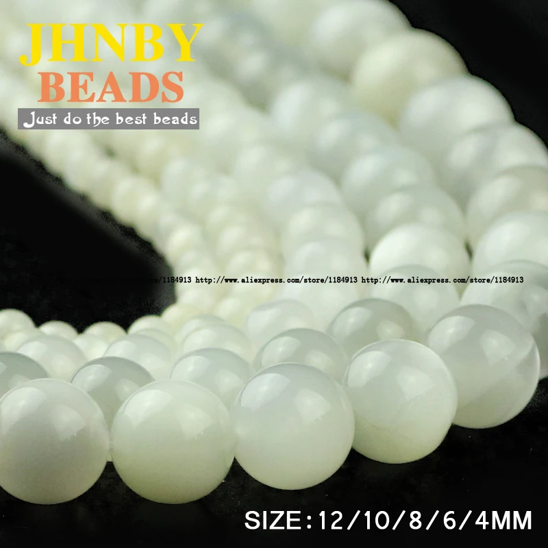 JHNBY бусины из Лунного Камня Натуральный Камень высокое качество Spectrolite Круглый