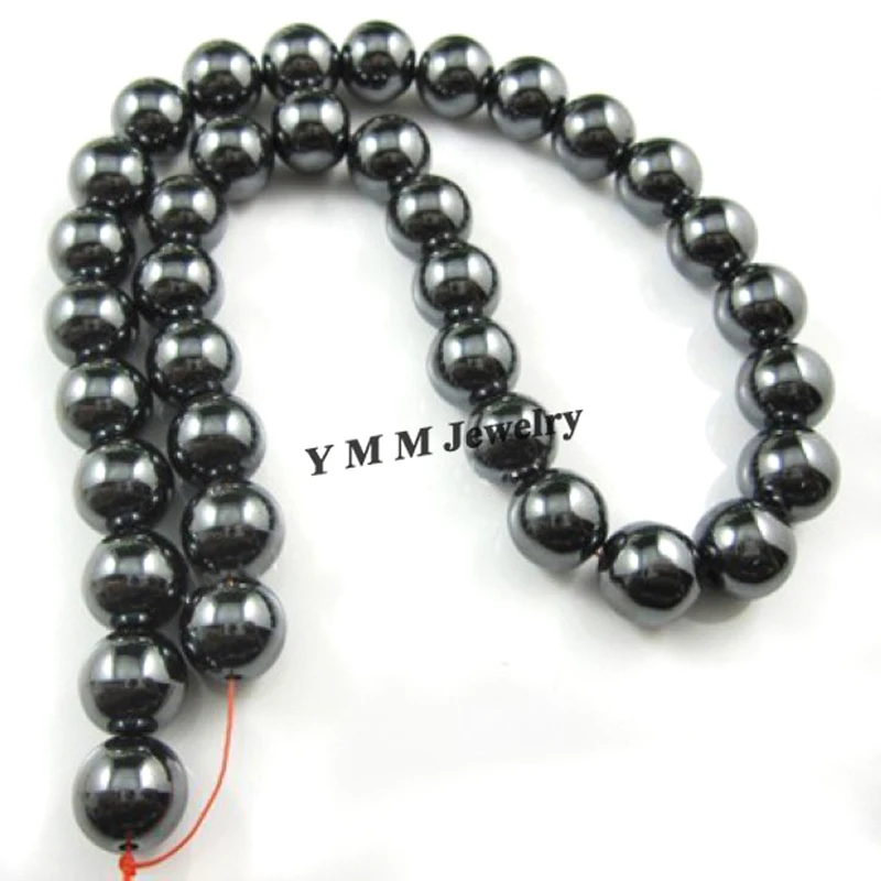 

Wholesale 100pcs Hematite Beads 12mm Round Loose Beads DIY Findings