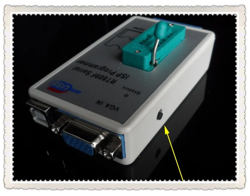 Бесплатная доставка RT809F серийный ISP/ VGA LCD USB программатор + 7 шт. адаптеров