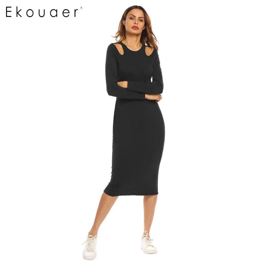 Ekouaer сексуальное ночное белье для женщин сезон осень весна ночная рубашка с