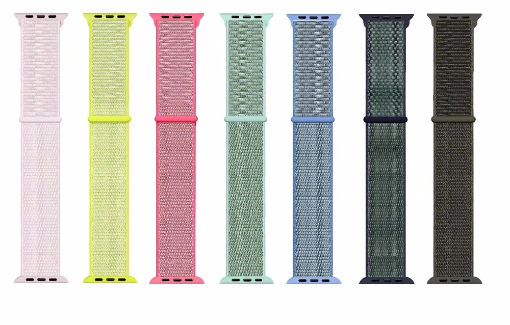 luxury Lightweight Breathable Nylon Sport Loop Band for Apple Watch Series 3 2 1 42MM 38MM iWatch 123 watchband | Наручные часы