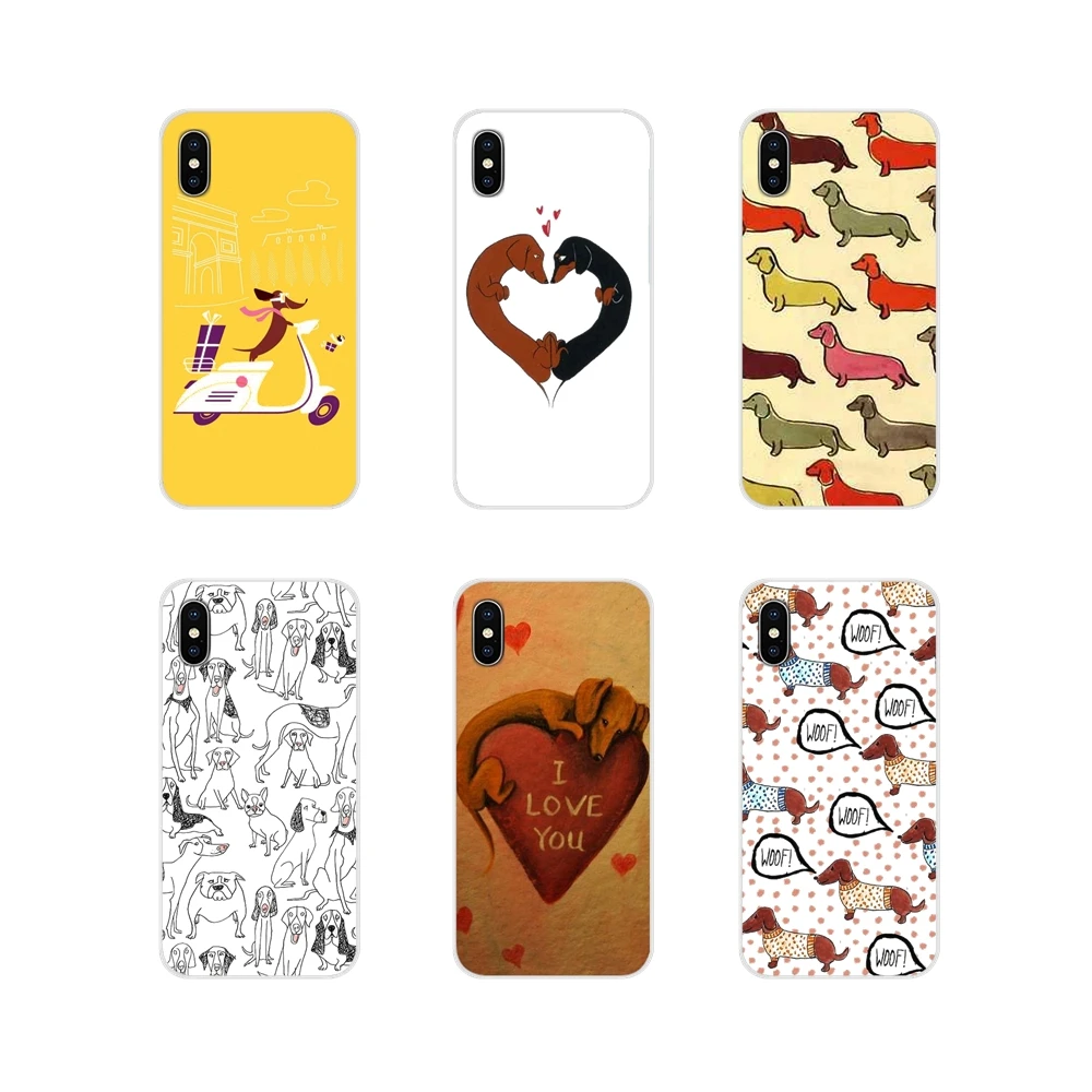 Модные черные чехлы для LG G3 G4 Mini G5 G6 G7 Q6 Q7 Q8 Q9 V10 V20 V30 X Power 2 3 K10 K4 K8 2017 Alpha такса Силуэт