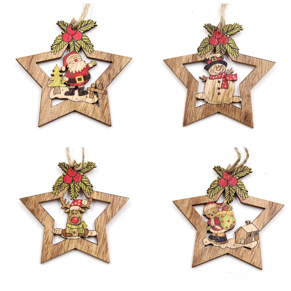 5 шт. деревянные подвесные украшения|Кулоны и подвески| |