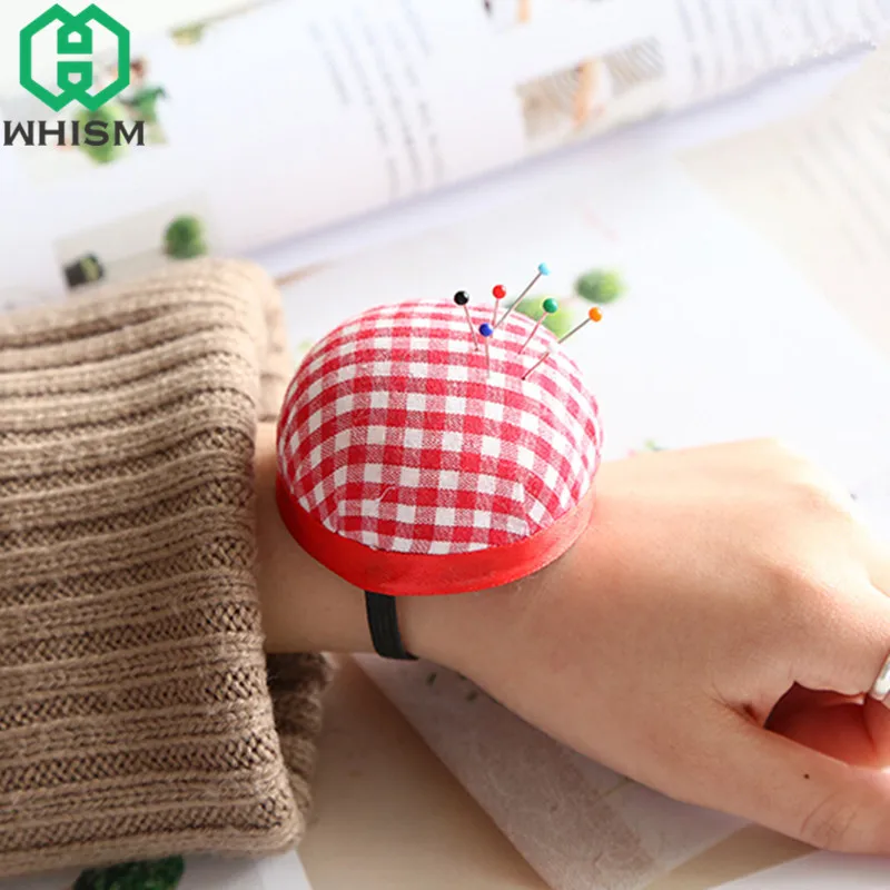 WHISM плед швейная булавка Подушка DIY инструмент для рукоделия стежка пинетки с эластичным ремешком на запястье игольчатые подушки Швейные аксессуары