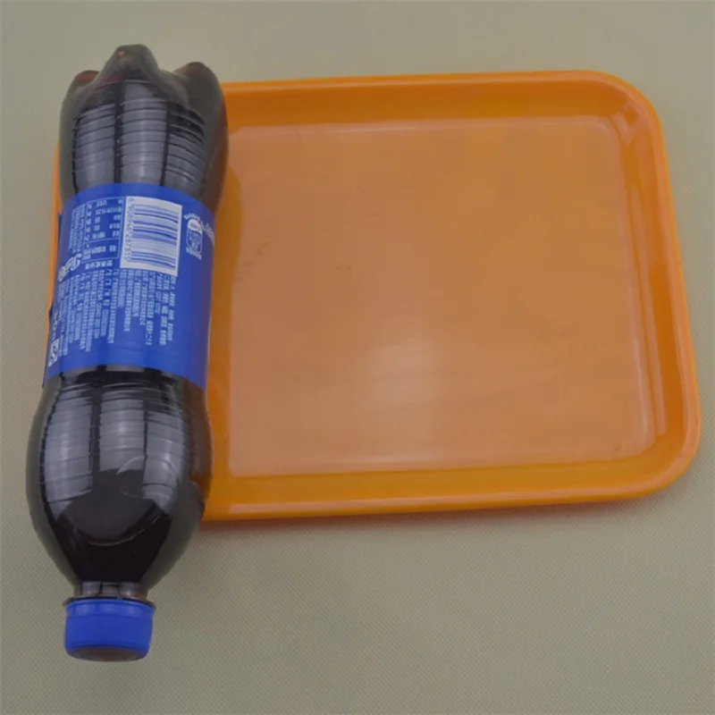 1 шт. Пластиковый Прямоугольный поддон чистого цвета с милым принтом кухонный