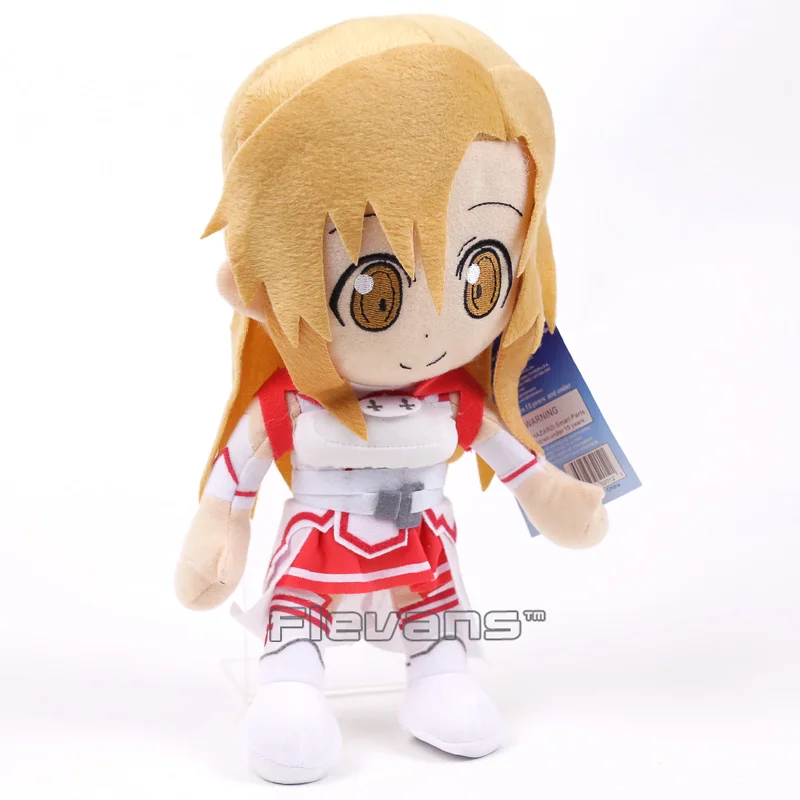 Аниме мультфильм Sword Art Online Kirigaya Kazuto Kirito Asuna плюшевая игрушка мягкая кукла 12 дюймов 30 см