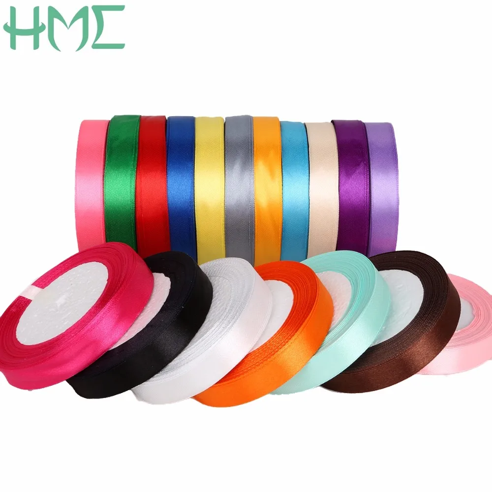 Высококачественная недорогая декоративная атласная лента 25 ярдов ширина 15 мм