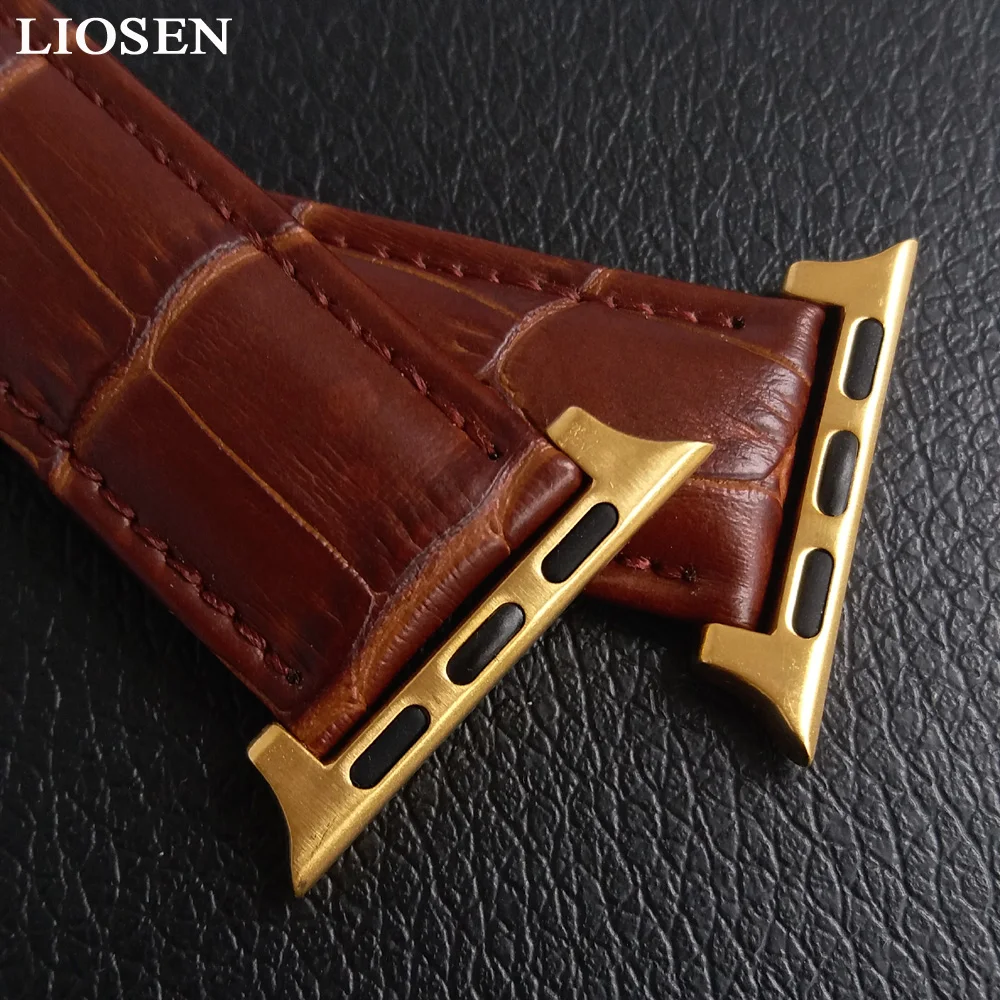Ремешок для часов LIOSEN iWatch Apple Watch 38 мм 42 ремешок из натуральной кожи аксессуары