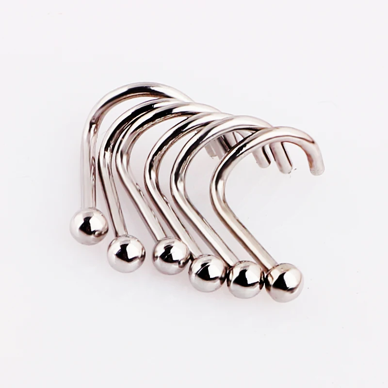 JUNLOWPY серебро Sprial брови губы Бар Tragus нос кольцо и шпильки пирсинг ювелирные изделия из нержавеющей стали оптом микс 100 шт