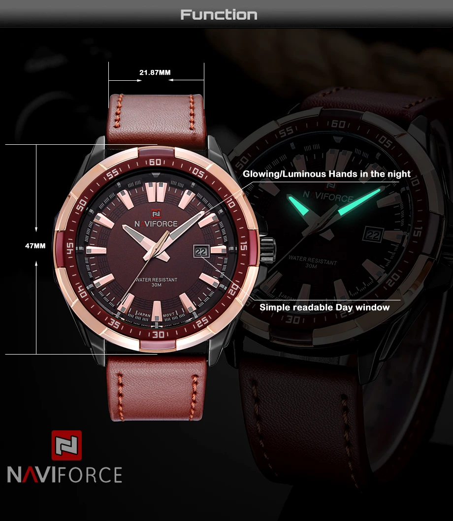 NAVIFORCE мужские часы кварцевые часы мужские спортивные военные часы модные повседневные светящиеся мужские часы Relogio Masculino водонепроницаемые