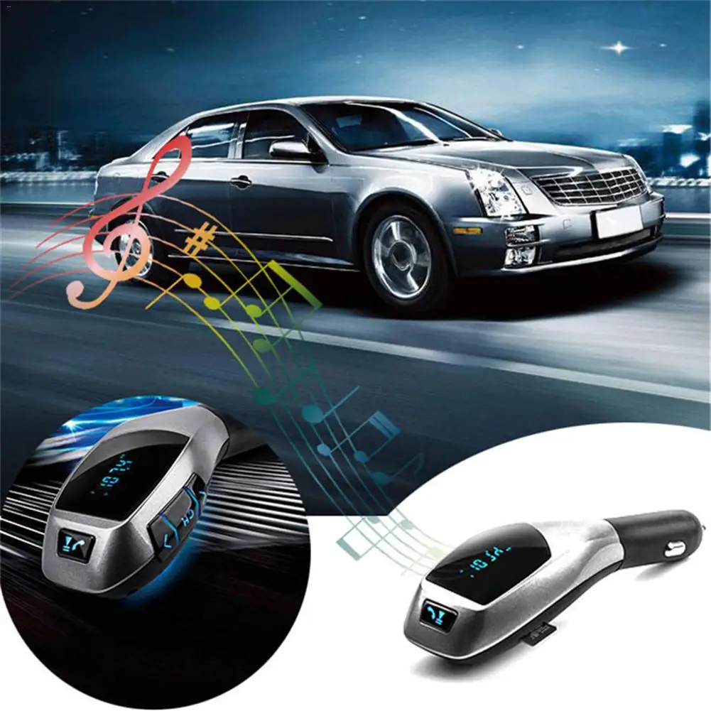 Беспроводной автомобильный mp3-плеер с Bluetooth FM-трансмиттер радио ЖК-дисплей USB