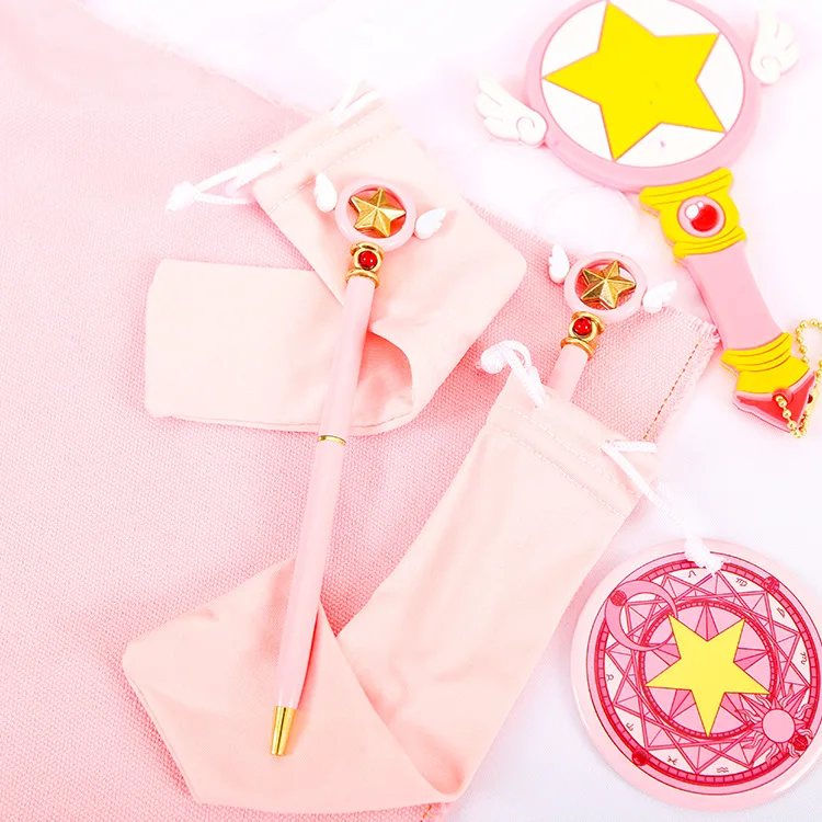 Косплэй Card Captor Sakura действие напечатанный рисунок Сакура волшебная палочка крыло