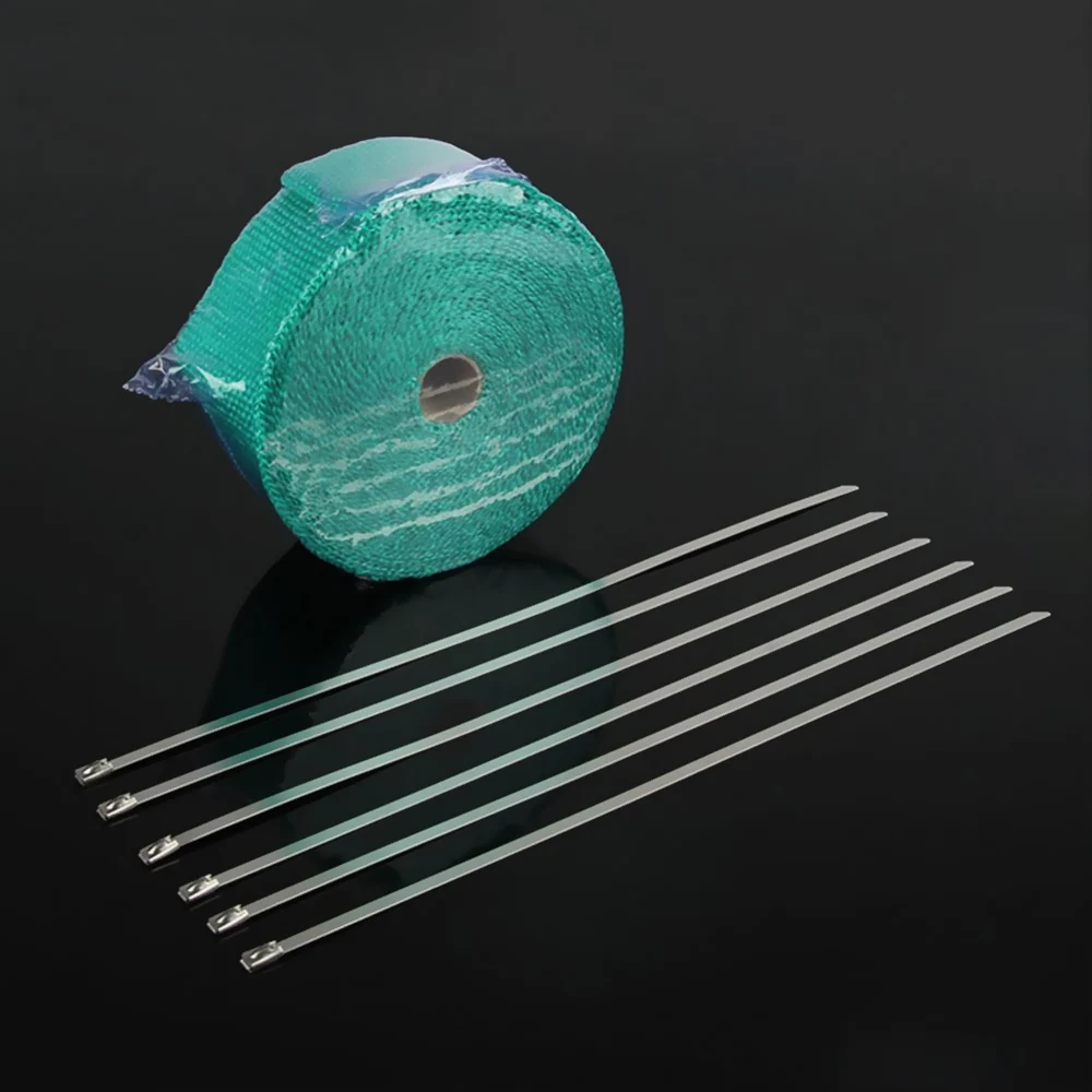 10 м Стекловолоконная обмотка рулон тепловой обмотки изоляционная труба прочная