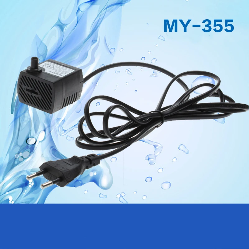5 Вт аквариума циркуляционный насос погружной водяной LED Водяной фонтан скала сад